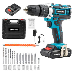 【100% Original】makita 288V drill power tool heavy duty drill set original japan rechargeable drill bit set for metal wood and concrete makit.a power tools japan original sale electric drill set on sale cordless drill big impact drive tools