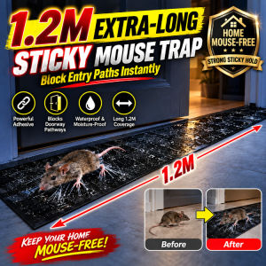 Extra Large Strong Sticky Mouse Board 1.2m Powerful Adhesive Rodent Trap Mice Catcher Pest Control Glue Board Traps Rodent Control Indoor Outdoor Use