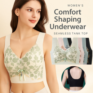 【Veimia】Seamless Push-up Women Bra Fixed Cup Comfortable No Steel Summer Anti-Sagging Bra