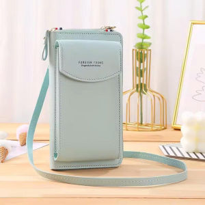 Ví nữ dài cầm tay kèm theo dây đeo chéo và đeo vai tiện lợi nhiều ngăn tiện dụng chất liệu da dày dặn và bền đẹp G0085