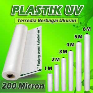 Plastik UV 200 Micron 15m 3m 4m 6m 7m 8m 9m 10m