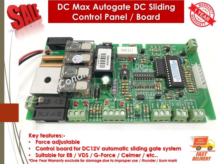 Dc Max Autogate Dc Sliding Control Panel Board For Dc Sliding Gate