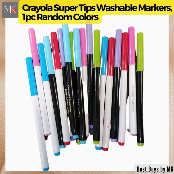 Crayola Super Tips Washable Markers 1PC Random Color Lazada PH