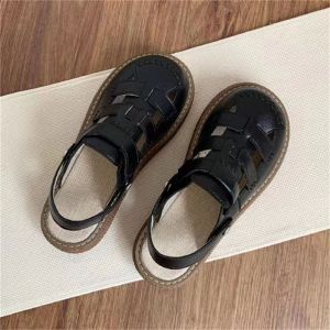 [Free Shipping] Summer New Style WomenS Outdoor Sandals Versatile For Two Ways Of Wearing Thick-Soled Hollowed-Out Beach Roman Style Odor-Resistant Slippers