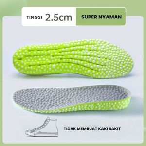 Sol Sepatu Peninggi Badan / Insole Peninggi Badan /  Insole Tambah Tinggi Pria & Wanita / Sol Sepatu / Insole Tinggi Badan / Insole Sepatu Y01