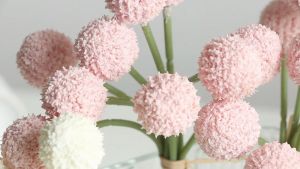 Boupower new!1 Bunch Artificial Ball Chrysanthemum 9-head Solid Color Simulated Flowers Multi-color Optional Home Indoor Fake Plants Ornaments