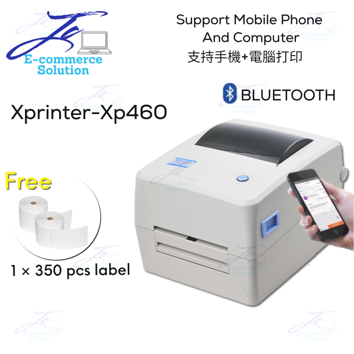 Xprinter XP-460B / XP-420B USB + BLUETOOTH Barcode Shipping Label ...