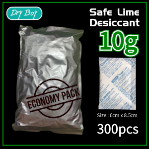 HALAL CERTIFIED O-BUSTER DryBoy Safe Lime Food Grade Desiccant (Economy Pack) Safe Lime / Desiccant / Food Grade Silica Gel / Moisture Absorber 1g 3g 5g 10g (BEST VS Silica Gel)