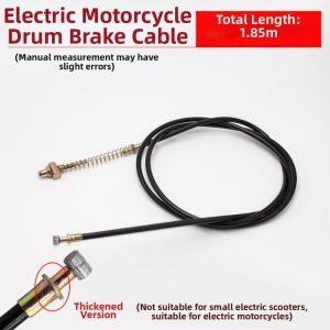 YESMILE with Screws Brake Cable Multisizes Plastic-steel Rear Drum Brake Cable High Quality Scooter Moped Bike Brake Cable Electrical Motorbike Accessories