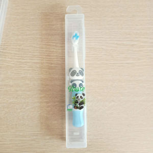 Bàn chải đánh răng trẻ em Rose Hình Gấu Trúc lông mềm chăm sóc răng miệng cho bé từ 1-8 tuổi Tặng kèm hộp đựng vệ sinh tiện lợi khi mang theo