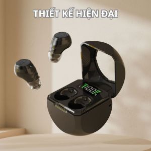 Tai Nghe Bluetooth Nhỏ Gọn – Thiết Kế Vô Hình Đàm Thoại Rõ Nét Pin Lâu Chống Nước Chống Ồn