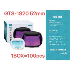 BTS-2447 1800mAh Black Glass Body Stereo Sound Bass Enhanced Bluetooth speaker