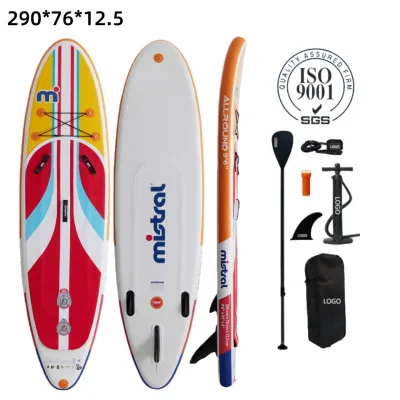 กระดานโต้คลื่น เซิร์ฟบอร์ด ซัพบอร์ด Inflatable Stand Up Paddle Board 290x76x12.5cm รับน้ำหนัก 100kg เหมาะสำหรับผู้เริ่มต้น