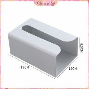 Yumi กล่องทิชชู่ติดผนัง มีแผ่นกาวติดยึดผนัง ไม่ต้องเจาะผนังWall Mounted Tissue Box