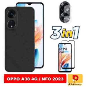PROMO PAKET 3 INC 1 SOFT CASE OPPO A18 2023 / OPPO A38 4G / OPPO A38 4G NFC 2023 / OPPO A58 4G / OPPO A78 4G / OPPO RENO 8T 4G / OPPO A17 Slim Matte Premium Soft case