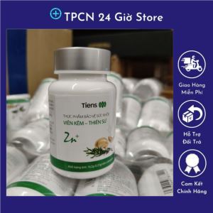 Viên uống bổ sung Kẽm Thiên Sư hữu cơ Zn+ ( Lọ 60 viên )
