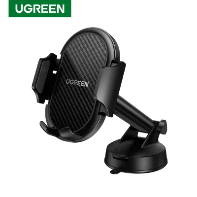 UGREEN Dashboard Car Phone Holder Windshield Air Vent Phone Holder for iPhone 13/12/11/X/XS/XR Samsung S22 Ultra S21 Note 10 Huawei Nova P Mate Series Xiaomi Mount Holder for Phone in Car 360 Rotation Mobile Phone Holder Stand-Intl