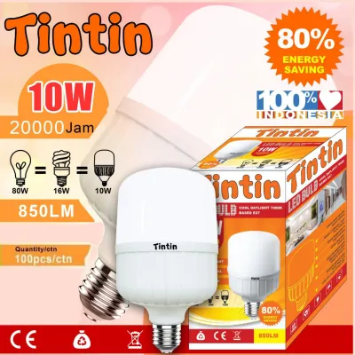 10 Pcs Tintin bohlam Lampu LED kapsul 10w 10 watt Tintin Tin Tin capsule murah (10Pcs)