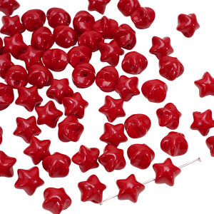 5PCS/Bag Acrylic Five-Pointed Star Beads Candy Color Space Beads with 2mm Hole for DIY Bracelet Necklace Jewelry Making