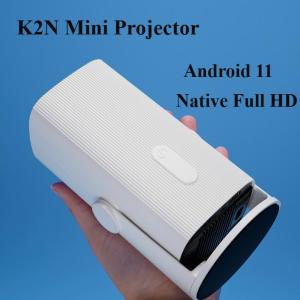 K2N 4K Ultra HD Mini Projector Android 11 Full HD 1080P Home Theater With Built in Speaker Wireless Phone Screen Sync Mirror Cast Portable Innovative Design