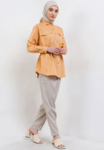 MFMW Dixiechic Atasan Kemeja Oversize Kubus