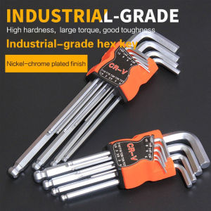 Hex Wrench Set/High Hardness/All Season/9pcs Spanner Multi-functional Repair Tools/Flat Head Ball Head/For Home Adults Workplaces