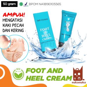 NUKANUKU - BIO HERBAL FOOT AND HEEL CREAM / foot cream BIO HERBAL ORIGINAL / krim tumit dan kaki BPOM original 100% / obat kaki pecah dan kering / obat kapalan kaki / bio herbal foot & heel vream / cream untuk kulit kaki pecah-pecah