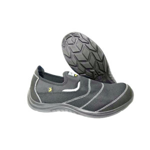 SAFETY JOGGER S 96-9962 Men Black Textile Slip On Safety Boots / Low Cut Steel Toe Cap Working Boots