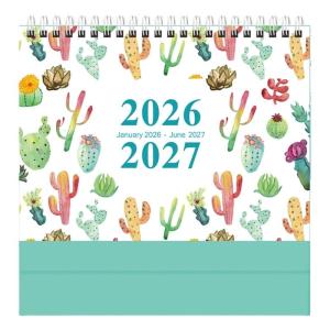 2026 Miniature Calendar Planner Combined Notepad Space Saving Design Smooth Writing Experience Decoration Stationery