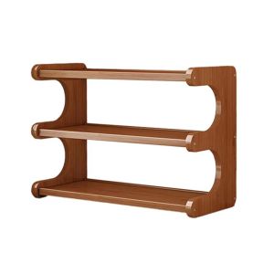 ETIONS Compact Storage Rack Space-saving 2/3 Tiers Simple Shoe Organizer Practical Easy-to-assemble Desk Bookshelf Home Furniture