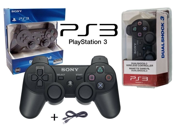 พร้อมส่ง จอยPS3 จอย PS3 แบบไร้สาย มือ 1 แถมสายชาร์จ Wireless Controller