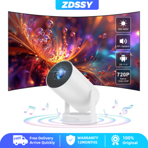 ZDSSY HY300 Ultra Android 11 Projector 4K  HD Home Cinema Auto Keystone Built-in Netflix YouTube Speaker BT5.4 Dual-band wifi  Projector Outdoor Movie