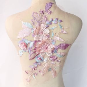 lace bordir bunga 3d import 进口花边