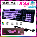 Nubwo X33/X33 CIY Mechanical Keyboard Gaming ALISATAR mini RGB คีย์บอร์ด เกมมิ่ง. 