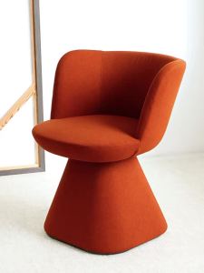 ⚡Italian rotatable dining chair cream wind designer home online celebrity ins wind bedroom lazy makeup dinning restaurant chair