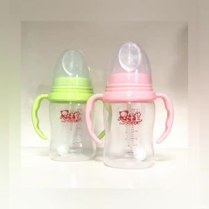 Bán Buôn Tầm Cỡ Rộng PP Bình Sữa Chống Rơi Chống Phồng Có Tay Cầm Ống Hút Bình Sữa Tự Động Bình Sữa Cho Bé Bú 210