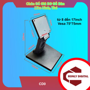 chân đế màn hình vesa 50 mm 75 mm 100 mm Chân đế màn hình di động màn hình máy tính để bàn 8-17inch và 10-27inch CĐ0 and CĐ1