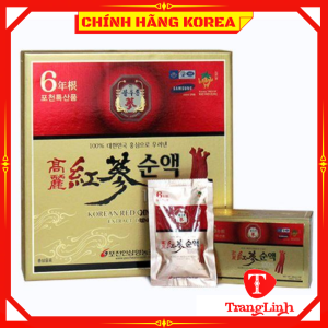 Nước hồng sâm Pocheon nguyên chất 100% hộp 30 gói - Tăng đề kháng Sức khỏe Chống lão hóa tranglinh