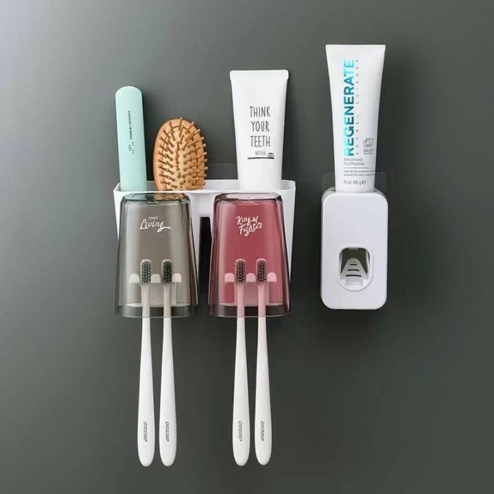 Future%20Market%20Wall%20Mounted%20Toothbrush%20Holders%20with%204%20Cups%20Bathroom%20Wall%20Mounted%20Holder%20Set%20Multifunctional%20Electric%20Toothbrush%20Holder%20with%20Toothpaste%20Dispenser%20for%20Bathroom%20-%20Image%202