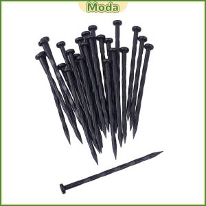 Moda 10pcs Black Plastic Grass-Proof Cloth Nails for Gardening and Horticulture Orcharding Ground Nails