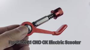 ระบบพับสกู๊ตเตอร์ไฟฟ้า 2025 ตัวล็อคแกนหลัก ตัวล็อคก้านบังคับ คันโยกแนวตั้งสำหรับ INOKIM OXO OX ปลดเร็วพับได้