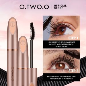 preferredO.TWO.O Mascara 3D Black Curler Waterproof Long Lasting Mascara