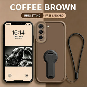 Feadship Case for samsung s25 s26 ultra S25 S26 plus s25 FE s26 ultra 5g phone casing Softcase shockproof new design aesthetic 360 ° rotate with holder Lanyard for girls cute pink JTXZZJ1