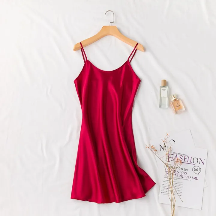 Delivery%20of%20LoveIs%20bra%20(N745)%20satin%20single%20skirt%20pajamas%20from%20Thailand%20-%20Image%209