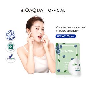 BIOAQUA Natural Skin Care Mask Masker Sheet / Mask Sheet / Sheet Mask Masker Wajah 1pcs Memutihkan Anti-Acne Hyaluronic