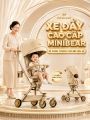 Xe đẩy gấp gọn Minibear cao cấp, 2 chiều cao cấp, điều chỉnh ngồi nằm 175°, có màn che chống nắng, bánh xe địa hình. 