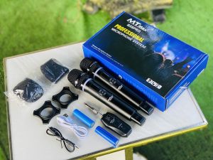 Micro Không Dây BX6 Pro Dùng Cho Ô Tô Loa Kéo Loa Vi Tính Kết Nối Bluetooth 2 Micro Tay Cầm Chống Hú Âm Rõ Có Echo Điều Chỉnh Âm Lượng Trên Micro Jack 3.5mm – Hát Karaoke Dễ Dàng