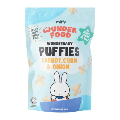 Wunderfood Wunderbaby Puffies - Carrot Corn & Onion