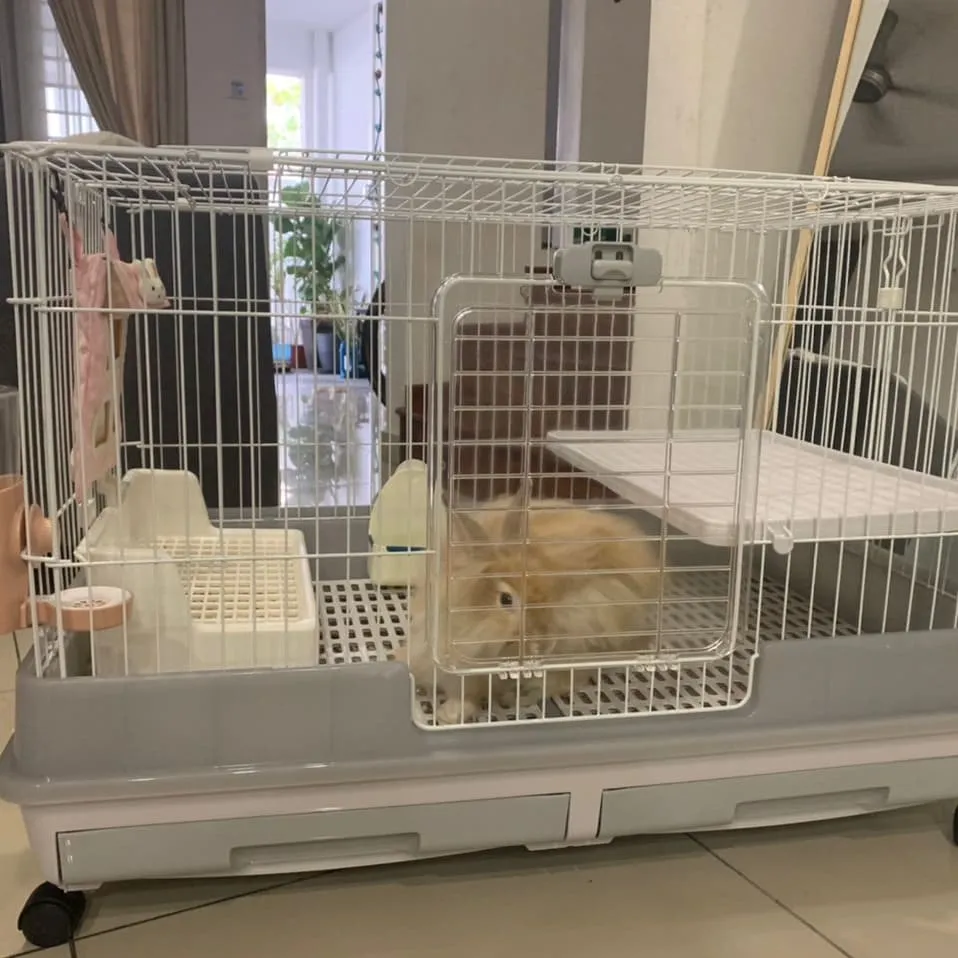 riyoka rabbit cage 瑞友兔笼100cm x 65cmx 66cm 81x52x66cm Plastic