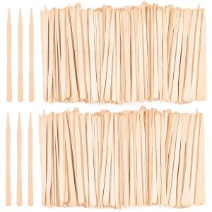 EWVVSS 1200-Pcs Eyebrow Wax Sticks for Hair Removal Small Wooden Waxing Sticks Wax Spatulas Sticks Precision Brow Wax Sticks Applicator Sticks for Facial Waxing